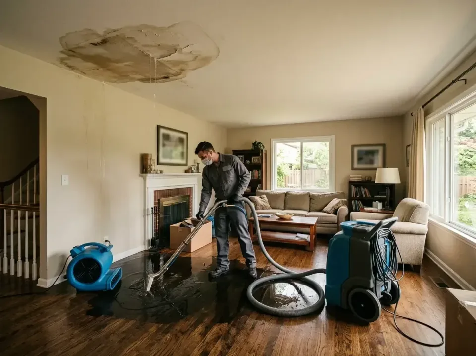 attic-pipe-burst-ceiling-drip-008 — frequently asked questions, Water Damage Restoration & Carpet Care in Susquehanna Trails…